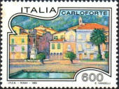 Veduta Carloforte, policromo.