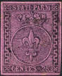 nero su violetto