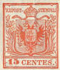 Stemma Austro-Ungarico ornato, rosso.