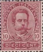 Effigie di Umberto I, carminio