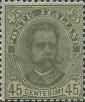 Effigie di Umberto I, verde.