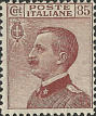 Effigie Vittorio Emanuele III volta a sinistra, bruno