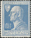 Effigie Alessandro Volta volta a sinistra, oltremare
