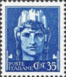 Italia turrina., azzurro.