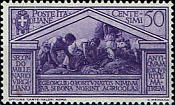 La mietitura, violetto.