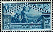 Anchise proprizia gli dei, azzurro.