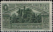 L' Eroe Latino Turno, verde grigio.