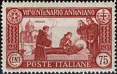 Morte del Santo, carminio.