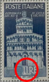 “ ritocco sulla L di LIRE “