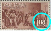 “ punto bianco tra la L e la R “