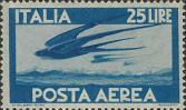 Rondini sulle Alpi, azzurro