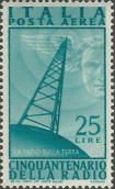 La radio sulla terra, turchese.