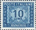 Cifra in ornato. Azzurro.