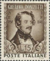Ritratto di Gaetano Donizetti, bruno