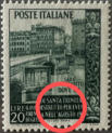 “ punto bianco sotto AG di AGOSTO “