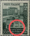  “ punto bianco sulla A di SANTA "