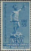 " Il Perseo " del Cellini, azzurro