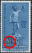 “ doppio punto bianco dopo U di UNESCO “