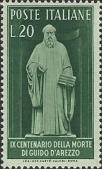 Statua di Guido d' Arezzo, verde