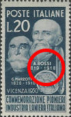 “ punto bianco su 9 di 1918 “