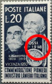 “ punto bianco tra 1 e 8 di 1918 “