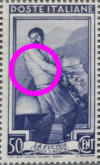 “ riga di colore sulla schiena “