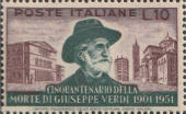 Verdi, Teatro e Cattedrale di Parma, verde e violetto.