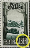 “ punto bianco tra B e E di ALBERI “