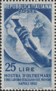 Manifesto della Mostra, azzurro.