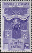 Allegoria del lavoro, violetto.