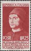 " Autoritratto ", rosso bruno.