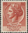 Italia turrita. Bruno arancio