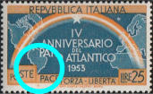 “ punto arancio sotto DX di PACE “