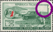“ punto bianco nel riquadro superiore “