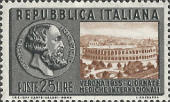 Girolamo Fracastoro e l' Arena di Verona, grigio e bruno.