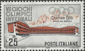 Stadio del  ghiaccio, grigio e rosso.