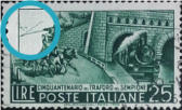 “ macchia di colore sopra la frusta “