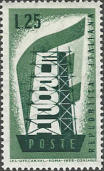 Allegoria della Costituzione Europea, verde scuro e verde.