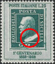 “ punto di colore sul collo “
