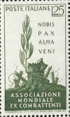 Ramo d’ulivo su tronco d’albero, verde oliva.