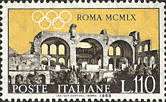 Basilica di Massenzio, giallo e bruno grigio.
