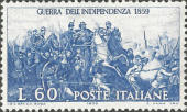 Vittorio Emanuele II a Palestro, azzurro.