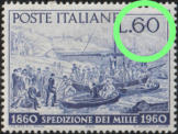 “ punto azzurro tra 6 e 0 “