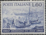 Sbarco dei Mille, azzurro.