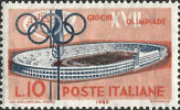 Stadio Olimpico, ardesia e arancio.