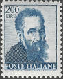 Michelangelo, azzurro scuro