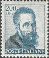 Michelangelo, azzurro chiaro