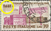 “ 8 di 1861 aperto da un punto bianco “