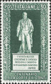 Monumento di Cavour, verde oliva.