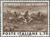 " La carica di Pastrengo " quadro, bruno